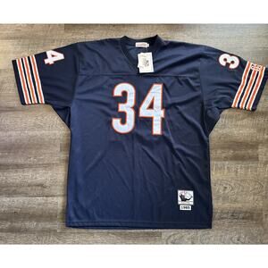 Authentic NWT 1985 Chicago Bears Walter Payton Mitchell & Ness Size 54